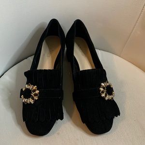Nine West Black Wadley Suede Shoes